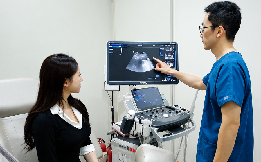 Diagnosis comes before a treatment decision.